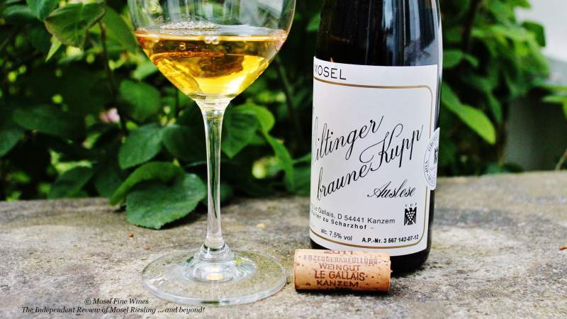 Weingut Le Gallais | Egon Müller | Wiltinger Braune Kupp | Riesling | Auslese | 2011 | Label