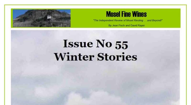 Mosel Fine Wines | Report | Issue No 55 | January 2021