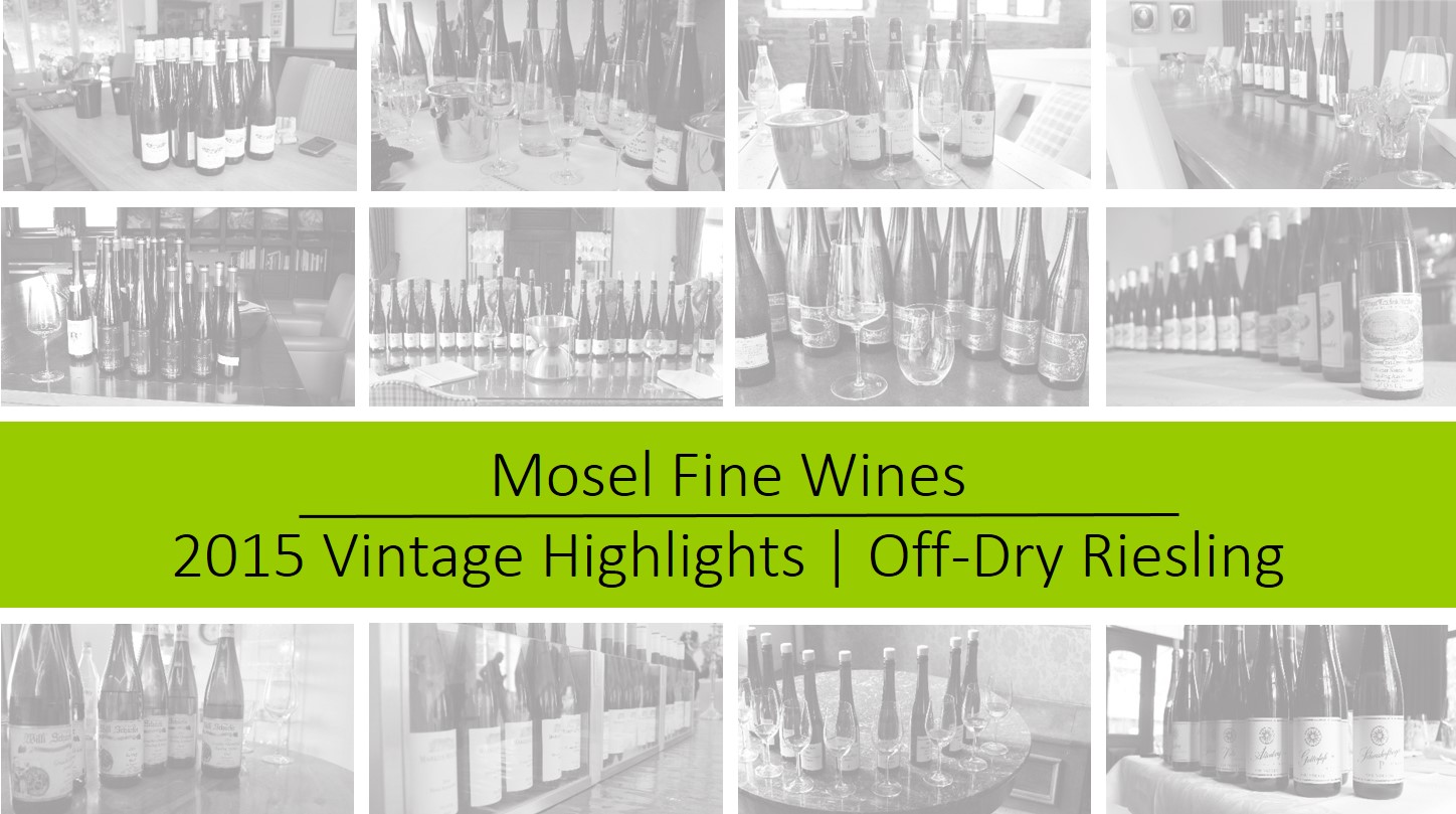 Mosel Vintage 2015 | Off-Dry Riesling Highlights